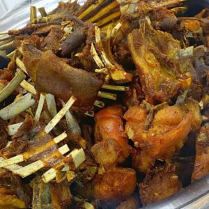 FRIED GOAT MEAT_